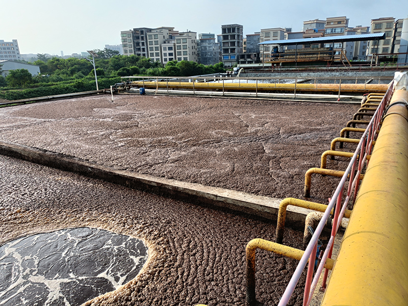 aeration tank defoamer addition