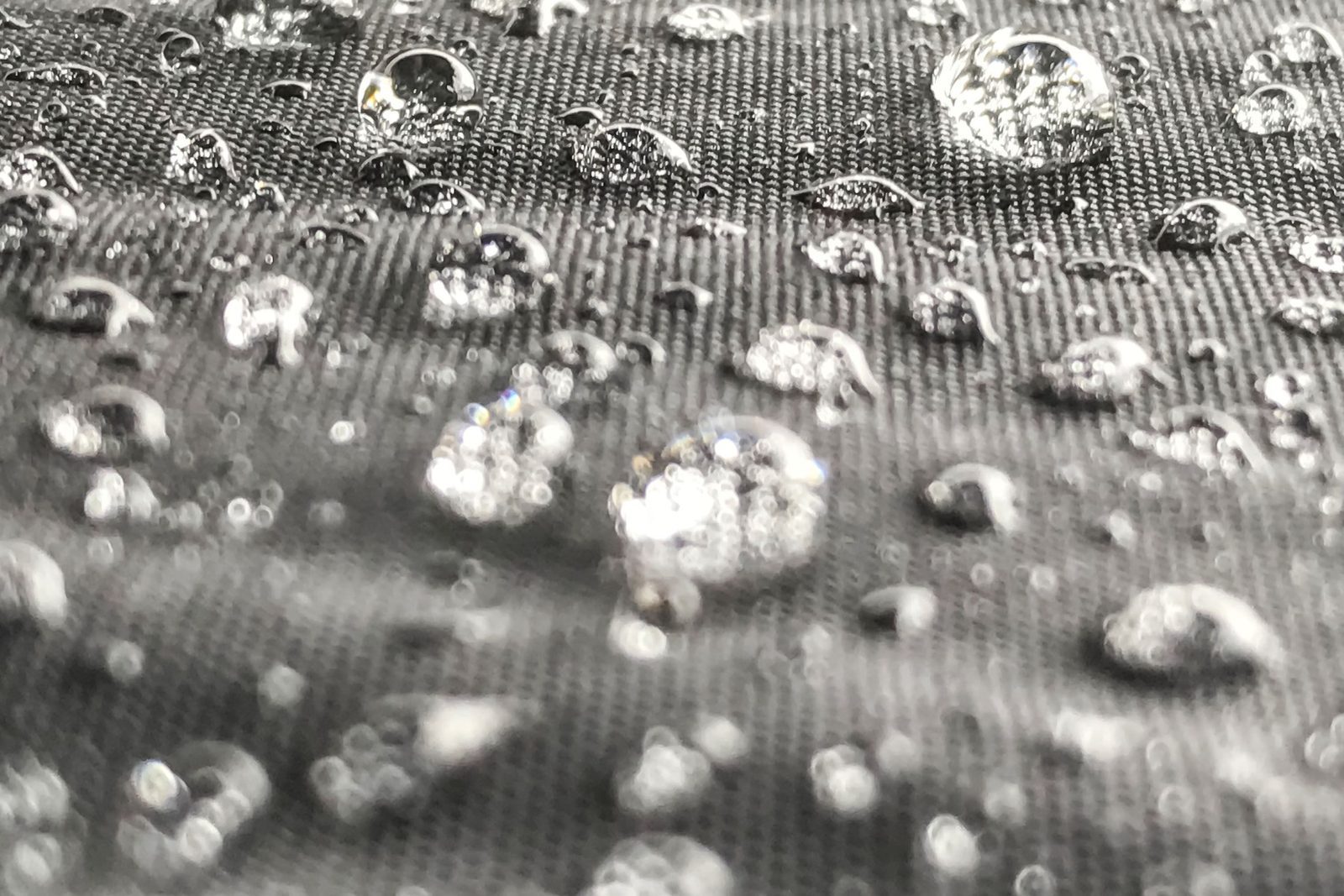 Fabric Face Beads Water, But Webbing and Stitching Still Wic