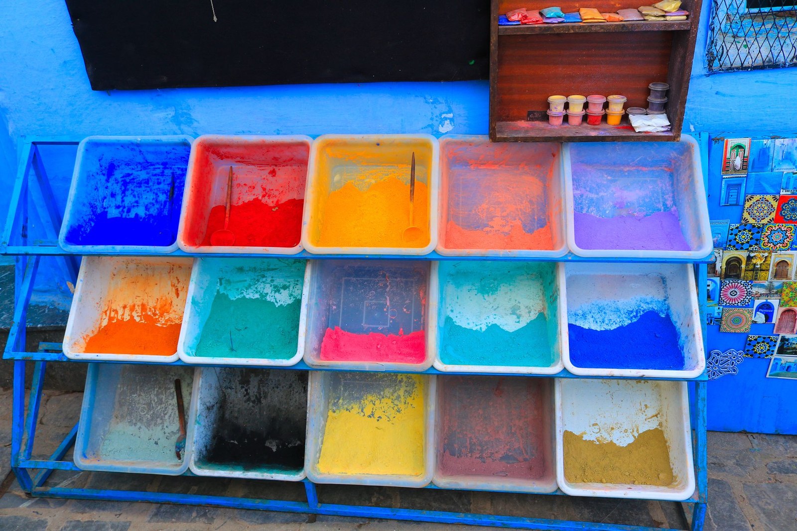 Titanium Dioxide, Iron Oxide and Organic Pigments Ground in