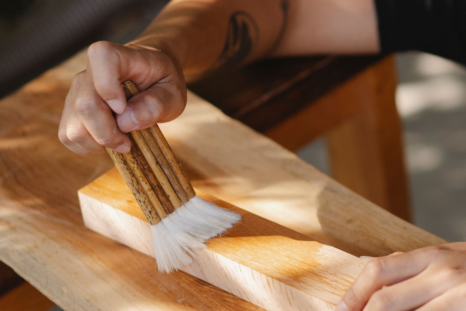 Orange Peel on a Water-Based Wood Topcoat Is Settled Before